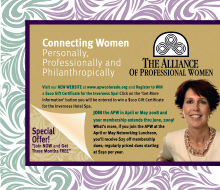 The Alliance of Professional Women Ad