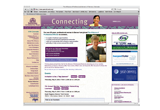 Alliance of Professional Women (APW) website